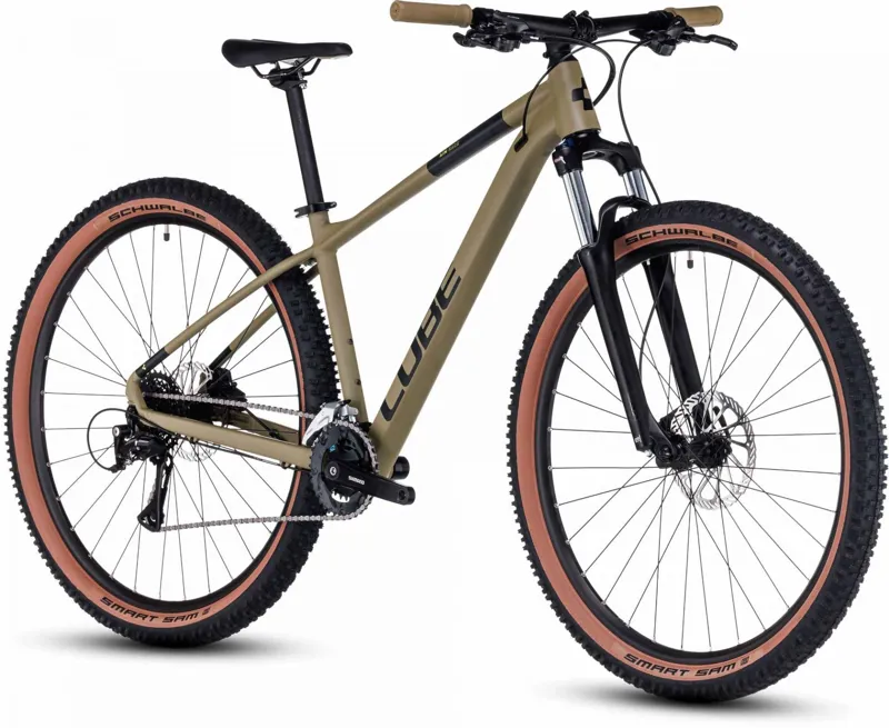 Cube Aim Race Mountain Bike in Olive/Black - 2023-7